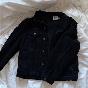 black corduroy jacket